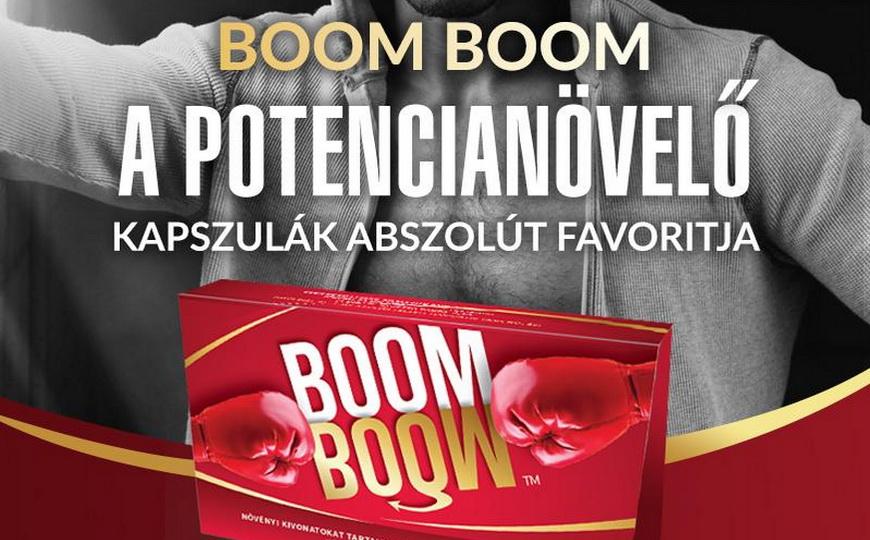 Boom Boom potencianövelő rendelés vagy személyes vásárlás Budapesten